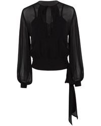 P.A.R.O.S.H. - Silk Blouse - Lyst