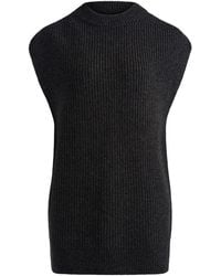 12 STOREEZ - Gerippter Pullunder - Lyst