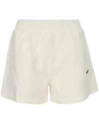 Barrow - Logo-Print Elasticated Shorts - Lyst