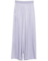 forte_forte - Silk Satin Trousers - Lyst