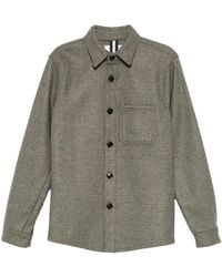 Profuomo - Prince Of Wales-Check Overshirt - Lyst