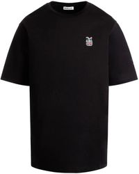 Bally - T-Shirt mit Wappen-Logo - Lyst