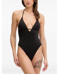 Guess - Rhinestones One-Piece Swimsuit - Lyst