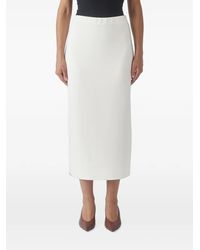 MEIMEIJ - Elasticated-Waist Midi Skirt - Lyst