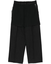 Undercover - Layered-Panel Wide-Leg Trousers - Lyst