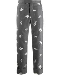 Thom Browne - Cropped Broek - Lyst
