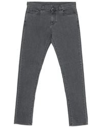 Canali - Logo-Patch Jeans - Lyst