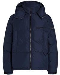 KARL LAGERFELD - Structured Giubbino Jacket With Ribbed Details - Lyst