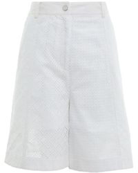 3.1 Phillip Lim - Broderie-Anglaise Panelled Shorts - Lyst