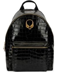 Roberto Cavalli - Mochila Tiger Tooth Con Efecto De Piel De Cocodrilo - Lyst