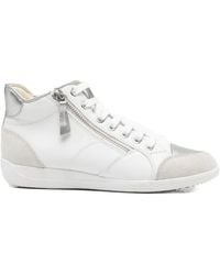 Geox - Zip High-Top Sneakers - Lyst