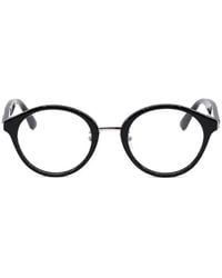 Jimmy Choo - Lunettes De Vue À Monture Ronde - Lyst