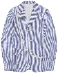 Comme des Garçons - Stripe-Print Zip-Detail Jacket - Lyst