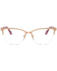 Versace - Brille Mit Eckigem Gestell - Lyst