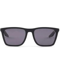Prada - Linea Rossa Square-Frame Sunglasses - Lyst