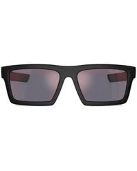 Prada Linea Rossa - Rectangle-Frame Sunglasses - Lyst