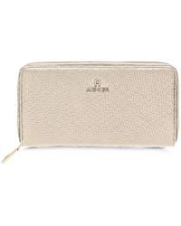 Aigner - Ivy Pebbled-Leather Wallet - Lyst
