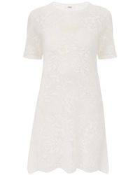 Chloé - Cotton Knitted Dress - Lyst