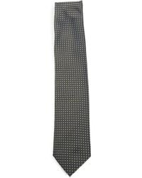 ZEGNA - Geometric-Pattern Silk Tie - Lyst