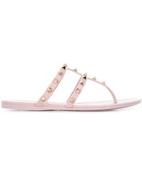 valentino rockstud flip flops