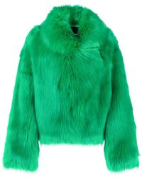 Patrizia Pepe - Oversized Fur Jacket - Lyst
