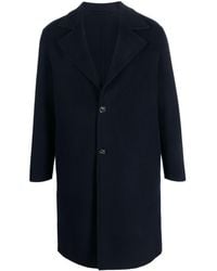 Lardini - Single-Breasted Wool-Blend Coat - Lyst