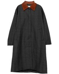 Rohe - Manteau À Carreaux - Lyst