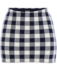 SER.O.YA - Minifalda Serrah a cuadros gingham - Lyst