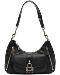 Guess - Jessa Logo Detail Shoulder Bag - Lyst
