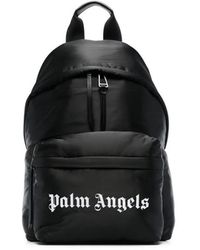 Palm Angels - Rucksack Mit Logo-Print - Lyst