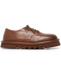 Marsèll - Chunky Sole Leather Derby Shoes - Lyst
