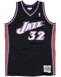 Mitchell & Ness - "Nba Jazz 96-97 Karl Malone" Swingman Jersey Vest Top - Lyst