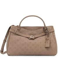 Guess - Ella Logo-Embossed Detachable-Strap Tote Bag - Lyst