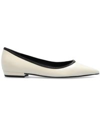 Tory Burch - Double T-Plaque Ballerina Shoes - Lyst