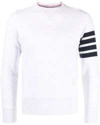 Thom Browne - Classic Loopback 4-Bar Sweatshirt - Lyst