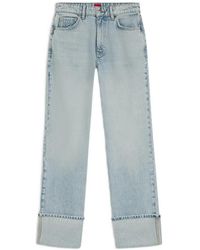 HUGO - Straight-Fit Jeans - Lyst