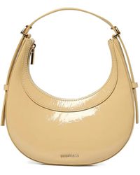 Coccinelle - Logo-Plaque Leather Shoulder Bag - Lyst