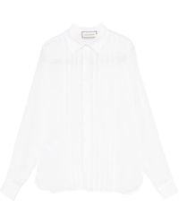 Tagliatore - Blouse Met Geplooid Detail - Lyst