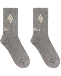 The Attico - Logo Socks - Lyst