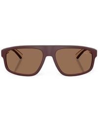 Burberry - Knight Rectangular-Frame Sunglasses - Lyst