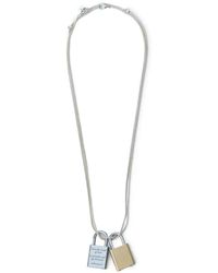 Our Legacy - Riddle Padlock-Pendants Chain Necklace - Lyst