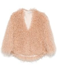 Forte Forte - Faux Fur Jacket - Lyst