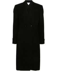 Bottega Veneta - Cappotto strutturato lungo doppiopetto - Lyst