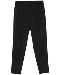 Tagliatore - Pleated Elasticated-Waistband Trousers - Lyst