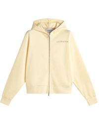LES HÉRITIERS - Logo-Detail Zip-Up Hoodie - Lyst