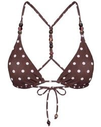 Nicholas - Rita Bikinitop Met Stippen - Lyst