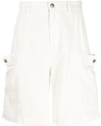 Palm Angels - Lyocell-Cotton Blend Cargo Shorts - Lyst