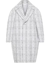 Thom Browne - Gingham-Check Tweed Coat - Lyst