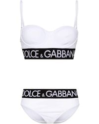 Dolce & Gabbana - Dg Logo-band Bikini Set - Lyst