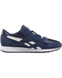 Reebok - Classic Nylon "Team Platinum" Trainers - Lyst